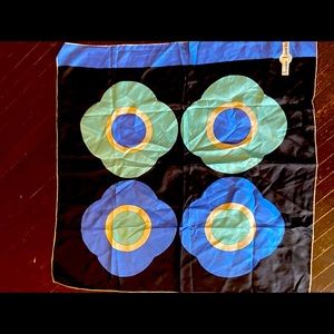 Vintage 1960s Jeanne Lanvin Silk Scarf